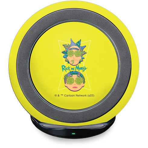 Adult Swim Rick and Morty Rick and Morty Portal Eyes Fast Charge Wireless Charging Stand Skin